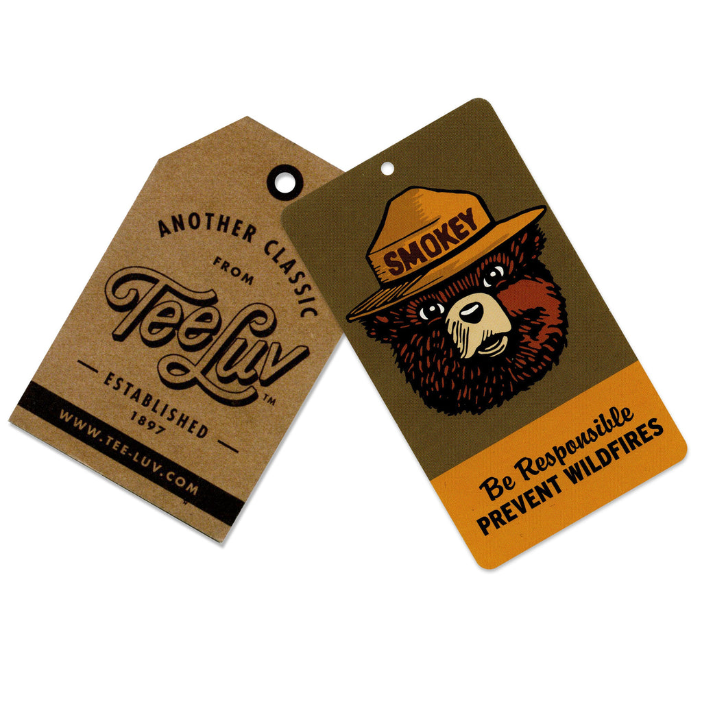 Smokey Bear Shirt Retro Mascot T-Shirt - Forest Green