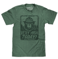 Smokey Bear "Fire Danger Very High Today" T-Shirt - Green