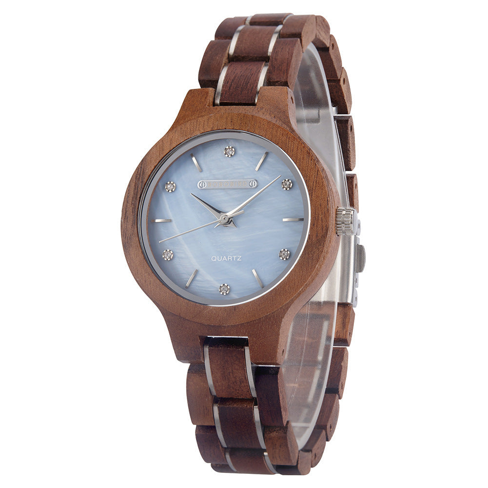 Simple Stylish Quartz Watch - Wood