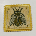 2" Bee -  Embroidered Hat Patch