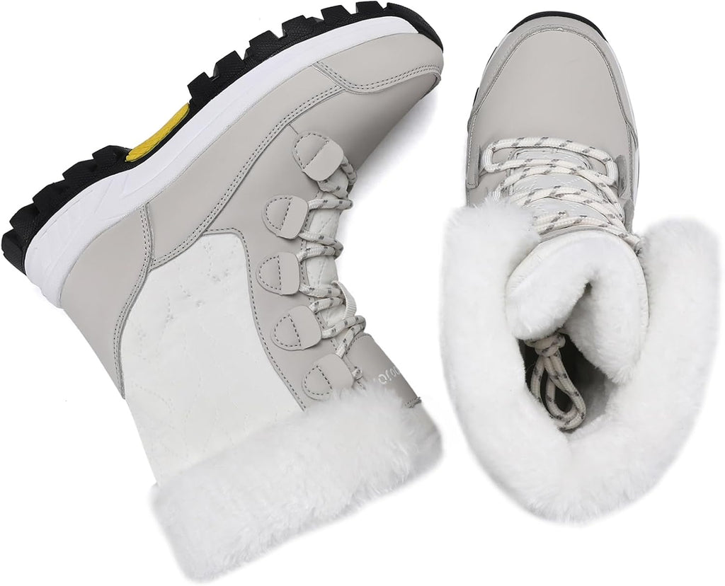 COOJOY Womens Winter Snow Boots Waterproof Shoes