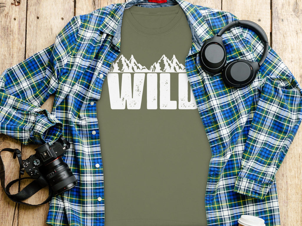 Wild Mountains Graphic Design Stylish Outdoors Long Sleeve T-Shirt