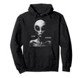 Alien Ufo Extraterrestrial 90's Hoodie Black