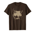 Y2K Cat Sunglasses 90S 2000S Grunge T-Shirt - Minimalist Print for Adults