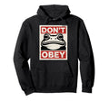 Dont Obey Portland Frog Hoodie - Graphic Print for Adults
