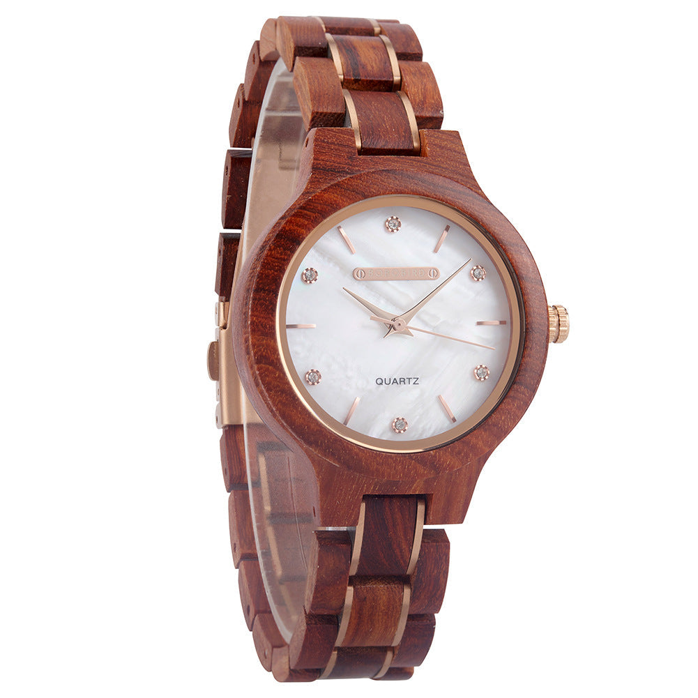 Simple Stylish Quartz Watch - Wood