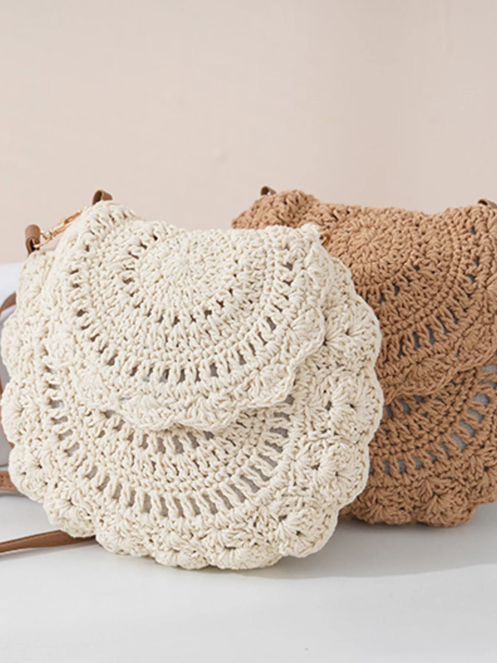 Boho Crochet Crossbody Bag