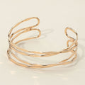 Crisscross Metal Cuff Bracelet