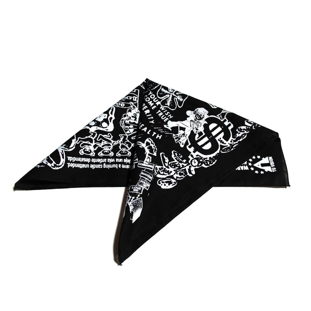 Good Luck Bandana Black