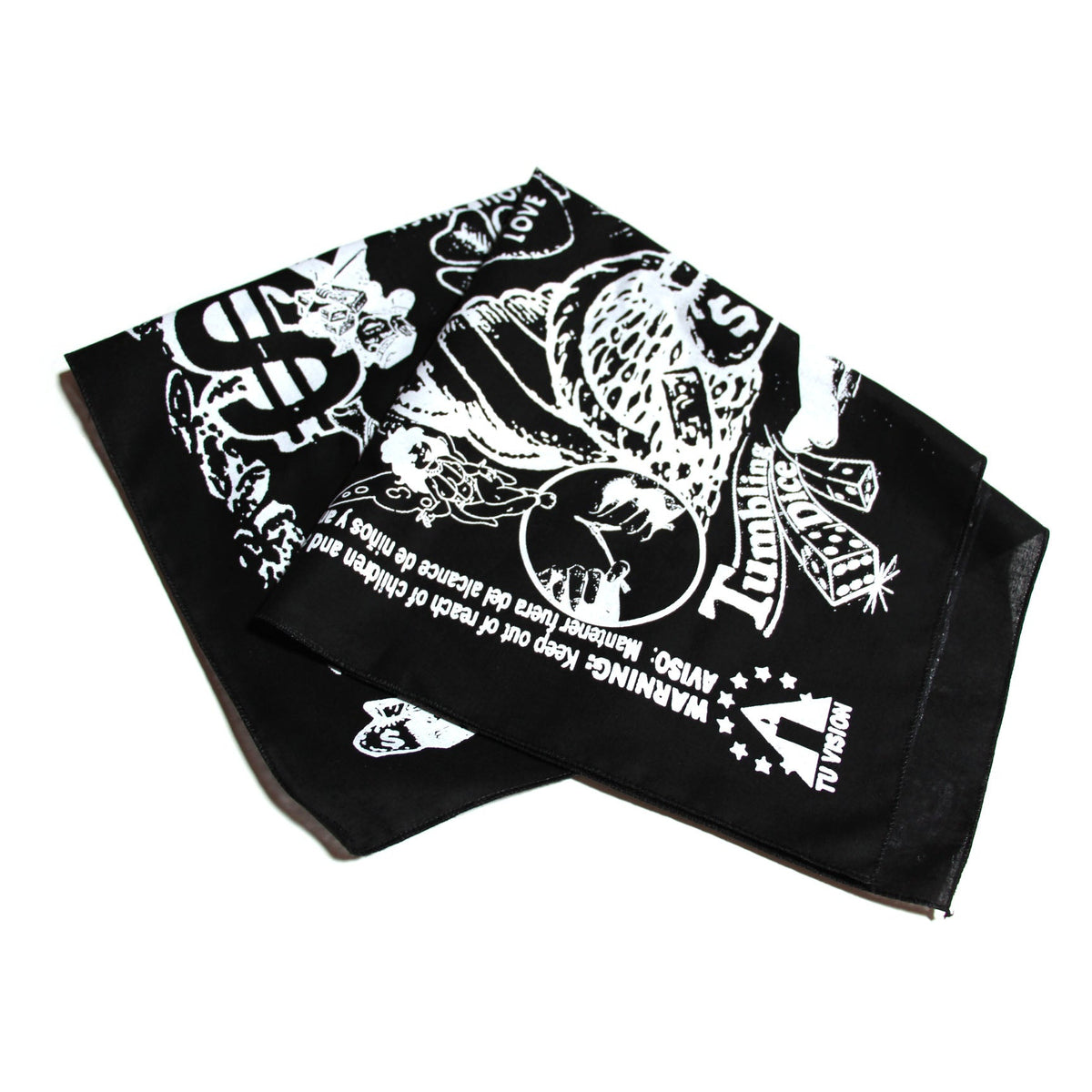 Good Luck Bandana Black