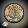 Dumpster Fire Response Team Funny Tactical Morale Patch