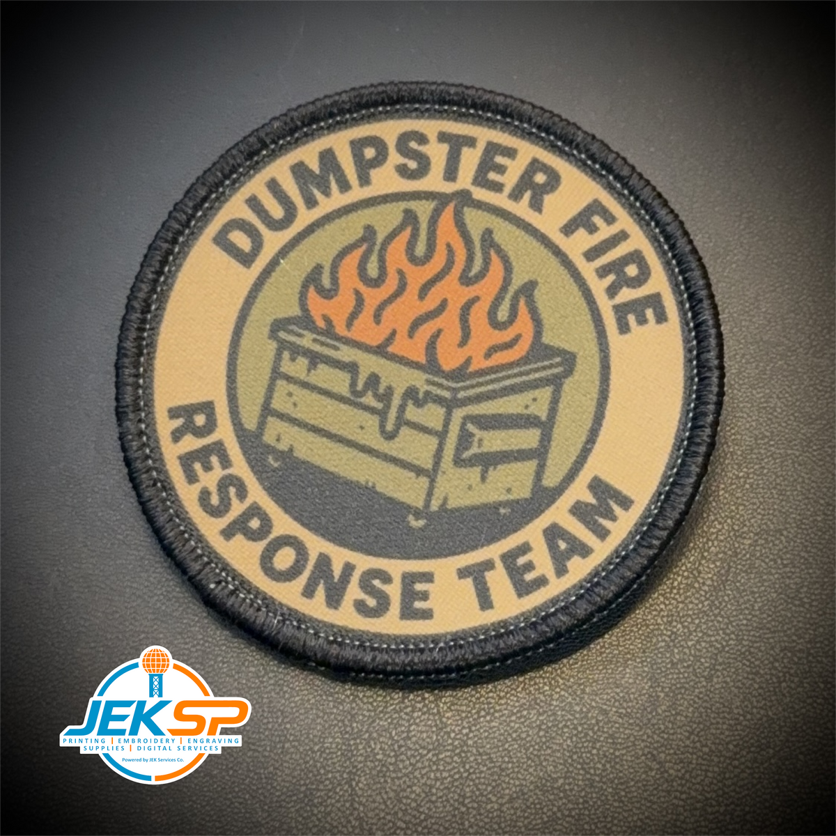 Dumpster Fire Response Team Funny Tactical Morale Patch