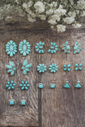 Bohemian Turquoise Earring Set of 12