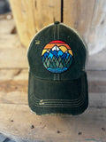 Mountains PATCH Mesh Snapback Baseball Cap