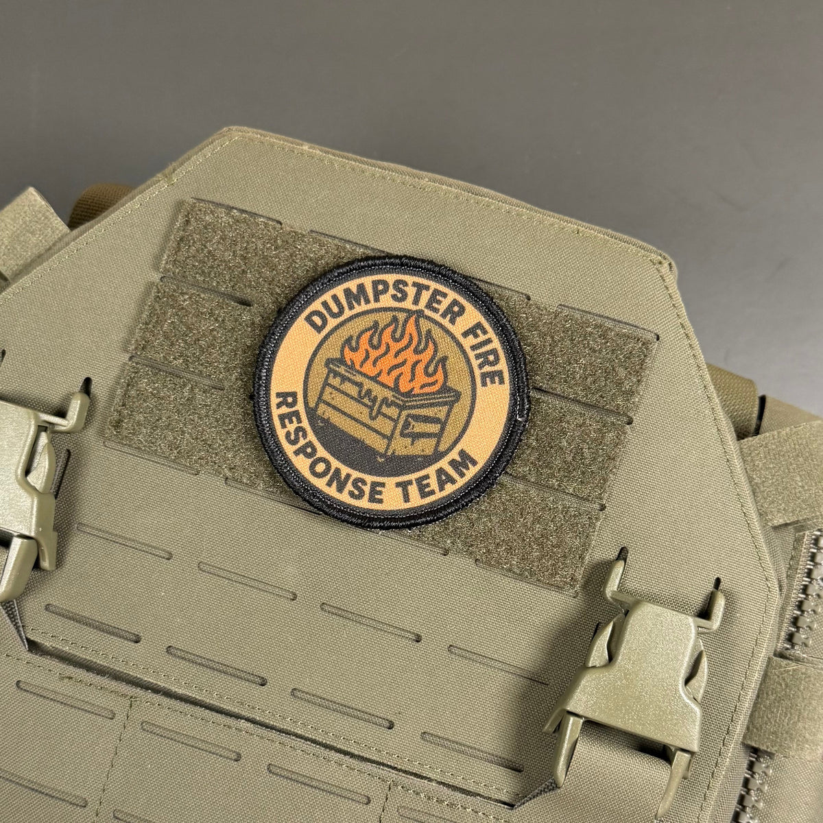Dumpster Fire Response Team Funny Tactical Morale Patch