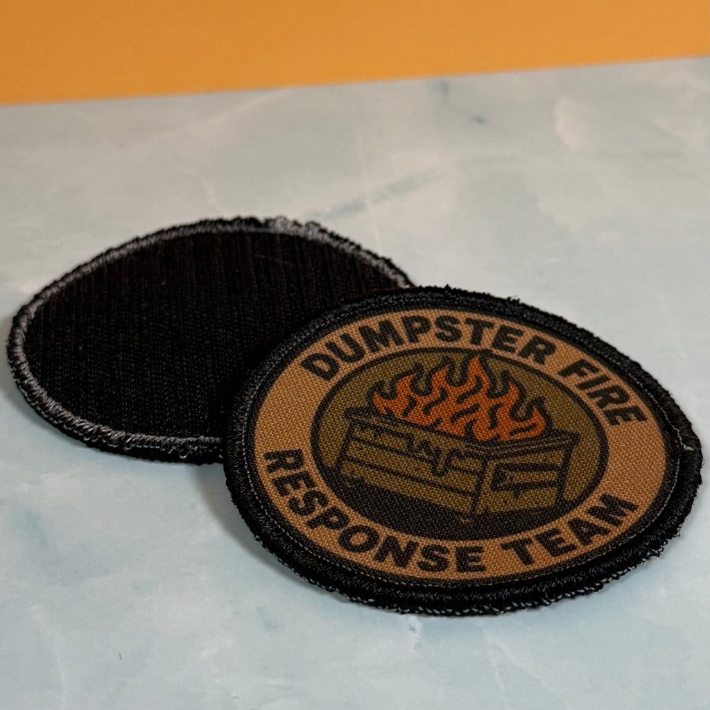 Dumpster Fire Response Team Funny Tactical Morale Patch