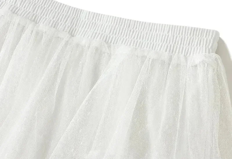 Women's High Waisted Sand Cake Skirt