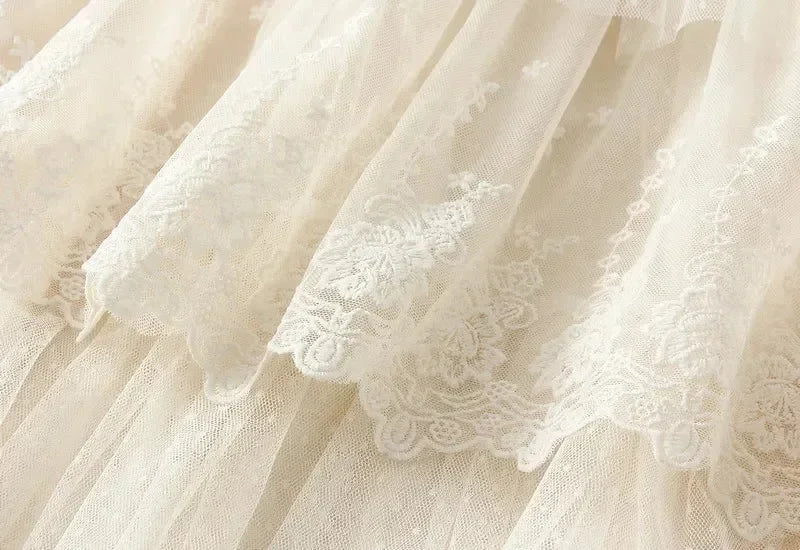 Women's High Waisted Sand Cake Skirt