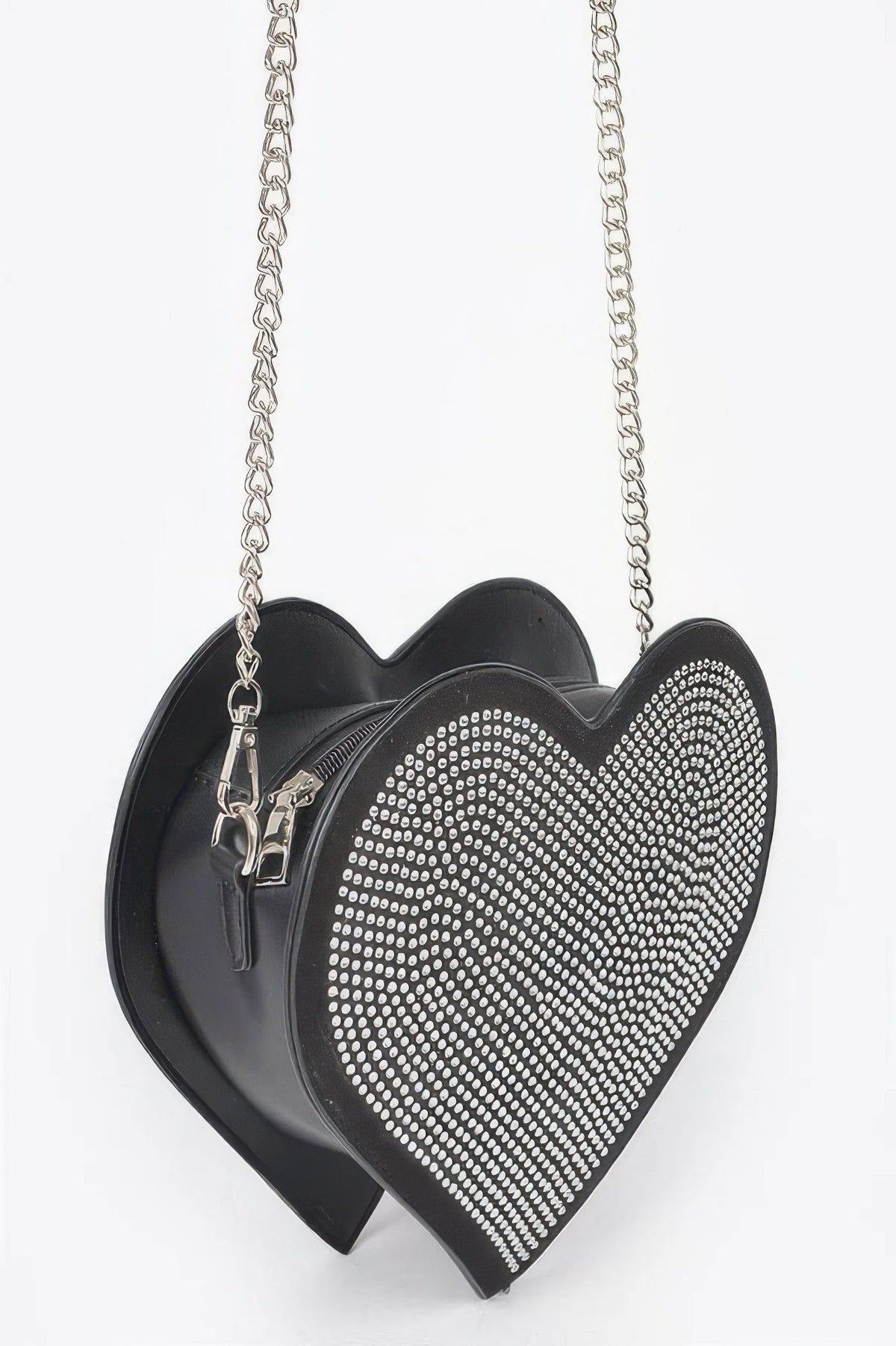 Hot Fix Heart Shape Bag
