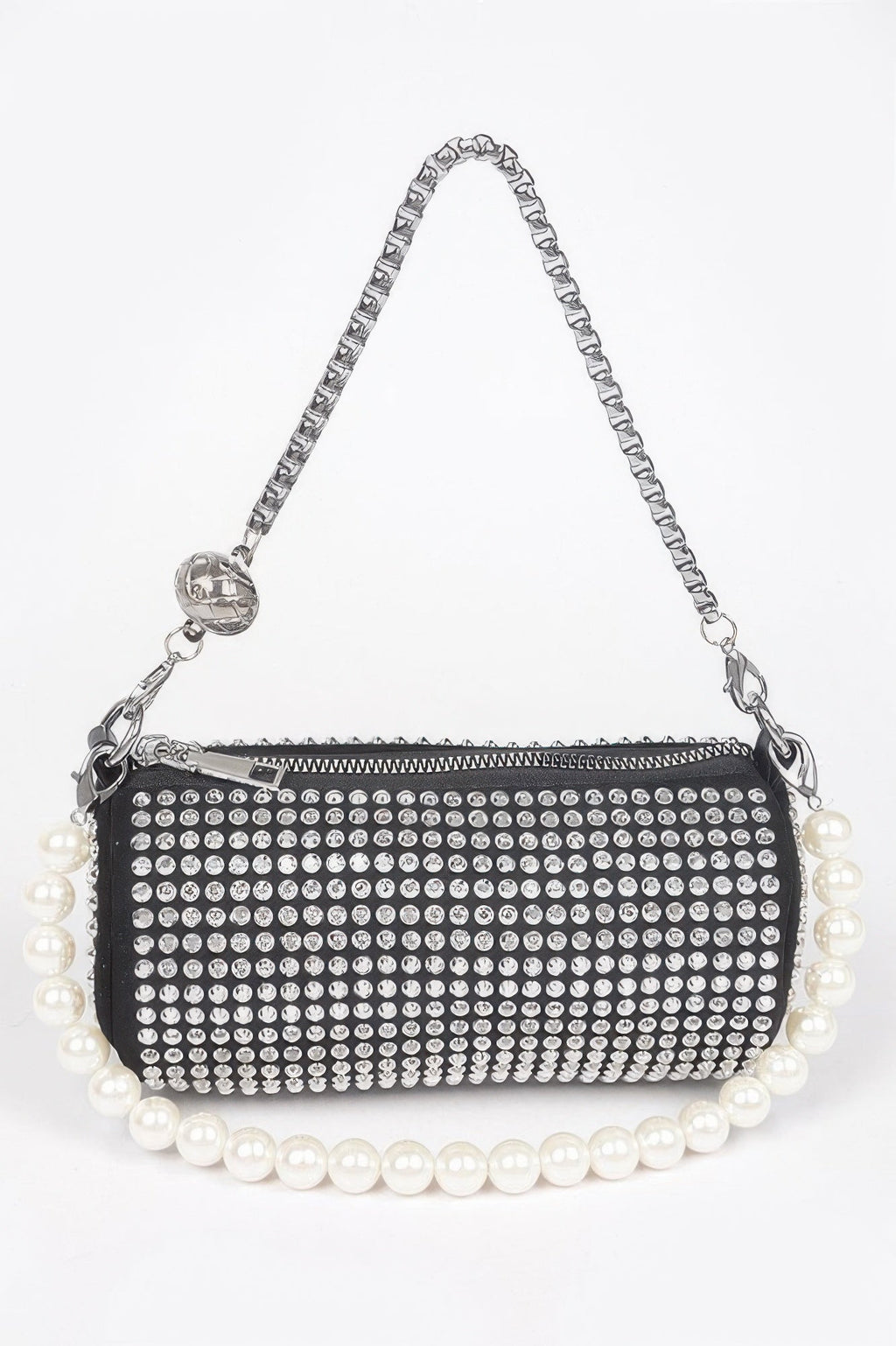 Hotfix Tube Pearl Handle Bag