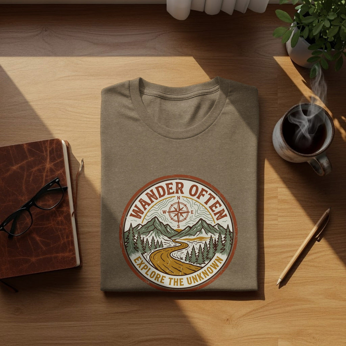 The Original Wander Often Vintage Explorer Adventure Top