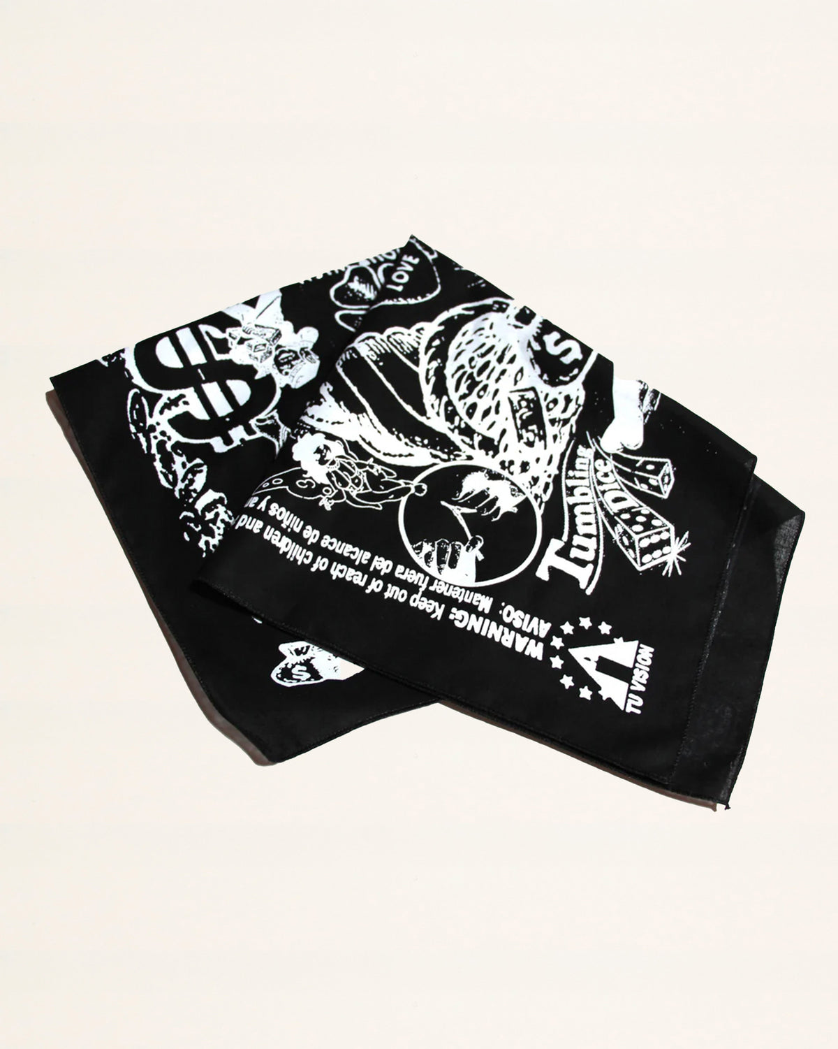 Good Luck Bandana Black