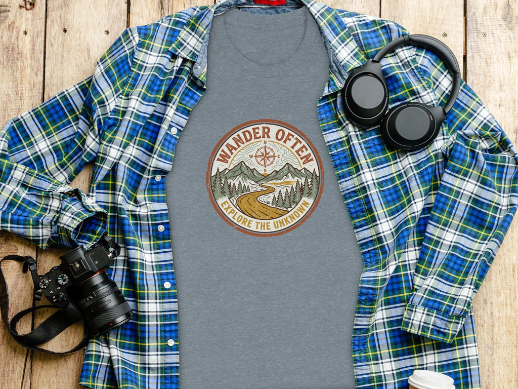 The Original Wander Often Vintage Explorer Adventure Top