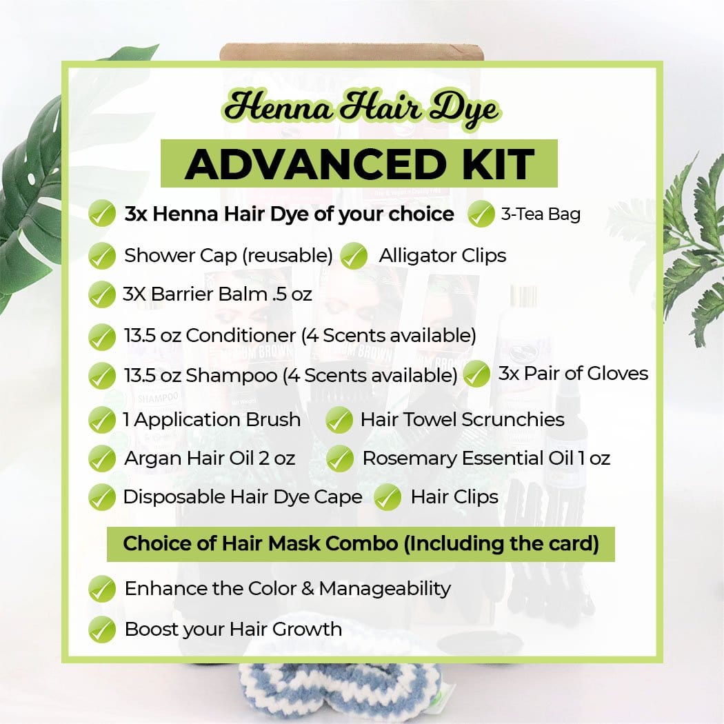 Henna Hair Dye Advanced Kit