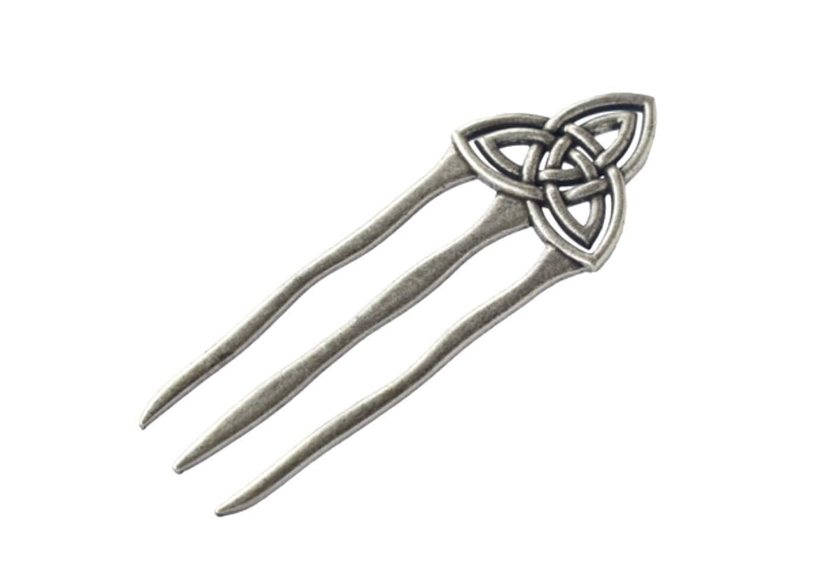 hair pic celtic knot 3 prong heavy long huge viking pullback hairpin hairstyle clip hair accessories