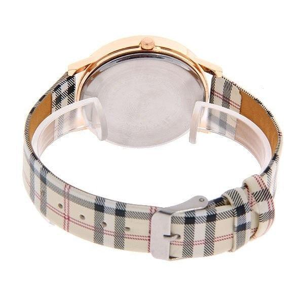 New Luxury Fashion Quartz Ladies Watch Plaid