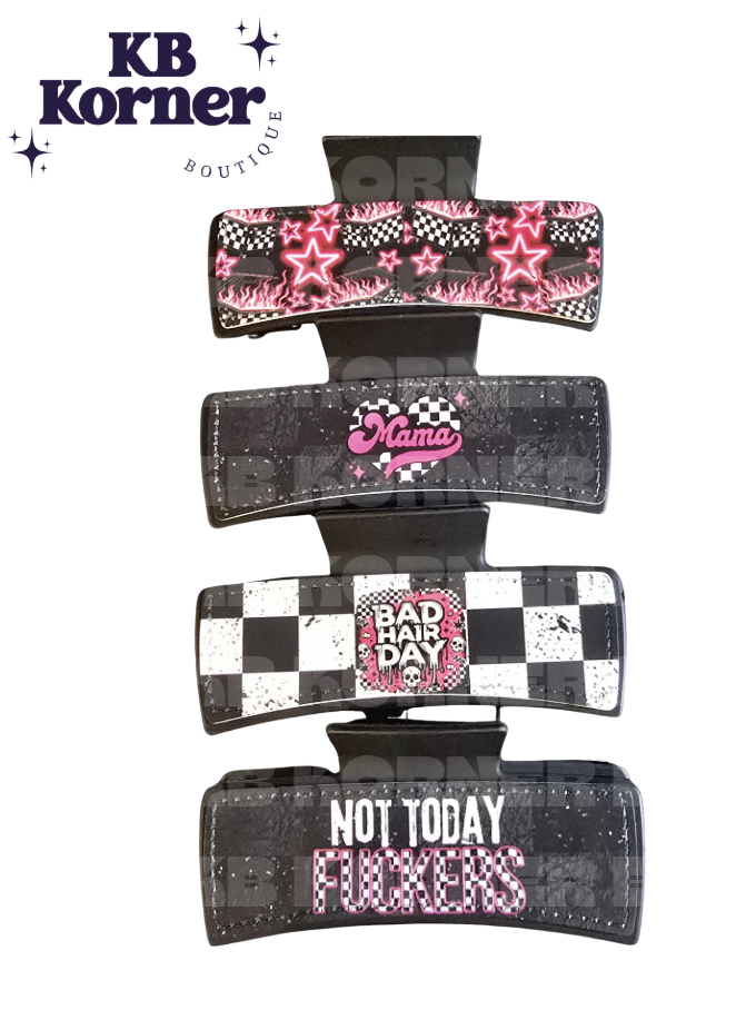 Sassy Hair Clip: Bad Hair Day