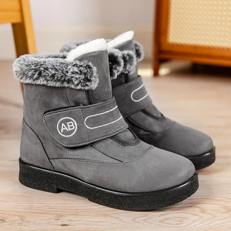 Snow Boots Women Flat Shoes Woman Platform Boots For Women Fashion Keep Warm Shoes For Women New Plush Winter Boots Botas Mujer