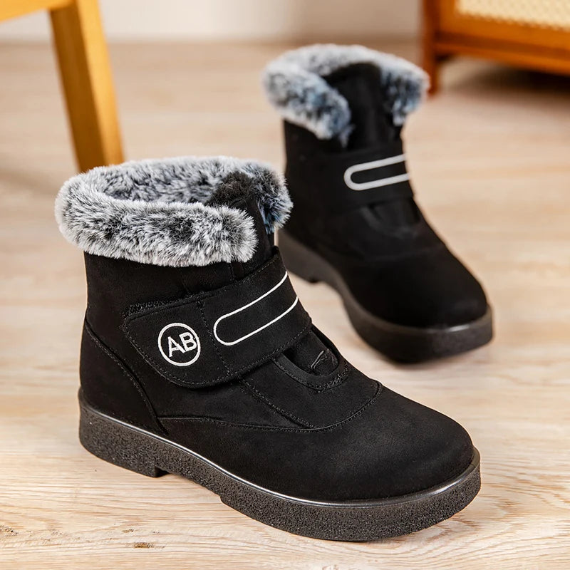 Snow Boots Women Flat Shoes Woman Platform Boots For Women Fashion Keep Warm Shoes For Women New Plush Winter Boots Botas Mujer