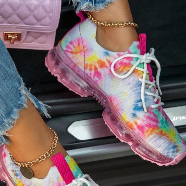 Women Trendy Sneakers - Fashion Sneakers