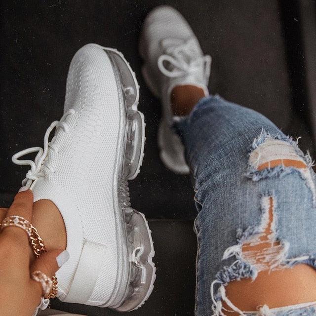 Women Trendy Sneakers - Fashion Sneakers